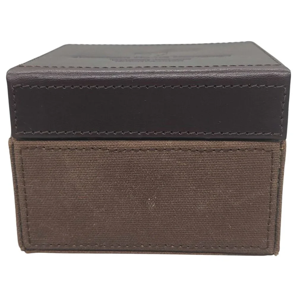 Cutter & Buck Leather Coaster Set of 6 American Home Mortgage Storage Box‎